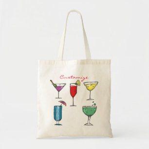 Cocktail Drink Assortment Thunder_Cove Tote Bag