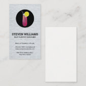 cocktail Drink | drankpictogram Visitekaartje (Voorkant / Achterkant)