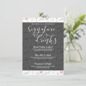 Cocktail Drink & Glazen Signature Cocktail Drinken Menu (Staand voorkant)