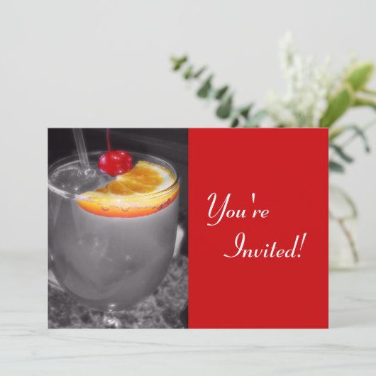 Cocktail-Drink Kaart (Staand voorkant)