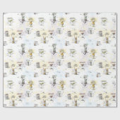 Cocktail Drink Recipe Design Cadeaupapier (Vlak)