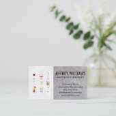 cocktail Drinken | mixologie Visitekaartje (Staand voorkant)