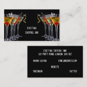 Cocktail-Drinken Visitekaartje (Voorkant / Achterkant)