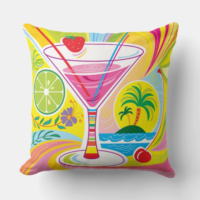 Cocktail Eiland Kussen (Voorkant)