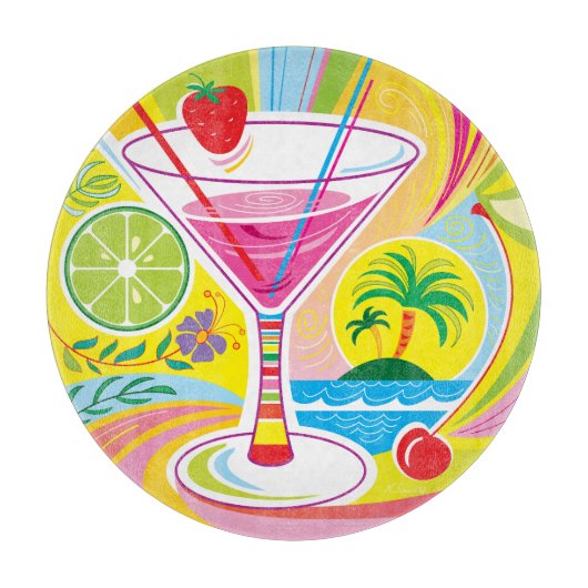 Cocktail Eiland Snijplank (Voorkant)