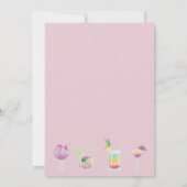 Cocktail en drink-uitnodiging kaart (Achterkant)