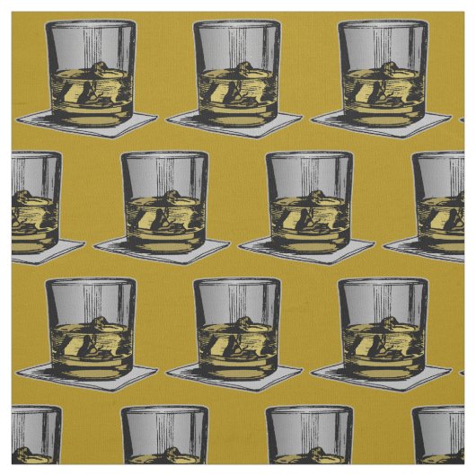 Cocktail en Napkin-ontwerp Stof (Swatch)