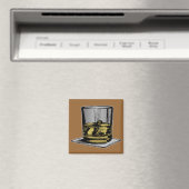 Cocktail- en servetontwerp magneet (Insitu (Vaatwasser))