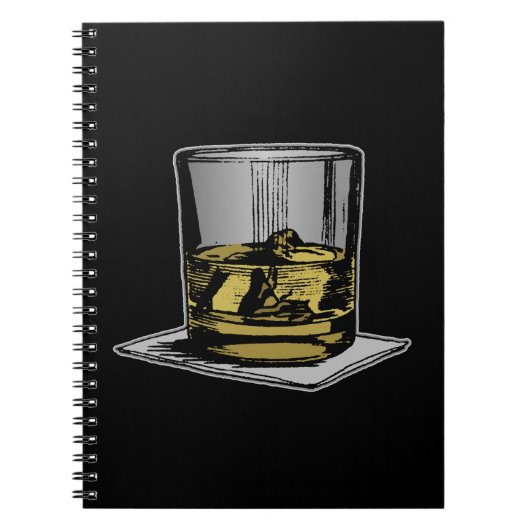 Cocktail- en servetontwerp notitieboek (Voorkant)