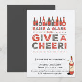 Cocktail Evenement Uitnodiging Kerstmis (Voorkant / Achterkant)