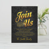 Cocktail feestje kaart (Staand voorkant)