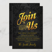 Cocktail feestje kaart (Voorkant / Achterkant)