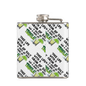 COCKTAIL FLASK - LEVEN, LIMOEN, ZOUTEN, TEQUILA! HEUPFLES (Achterkant)