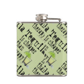 COCKTAIL FLASK - TEQUILA, CHEAPER DAN THERAPIE HEUPFLES (Achterkant)