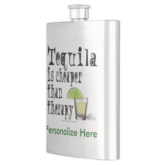 COCKTAIL FLASKS, TEQUILA IS KAPER DAN THERAPIE HEUPFLES (Links)