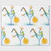 Cocktail Frog Cadeaupapier (Vlak)