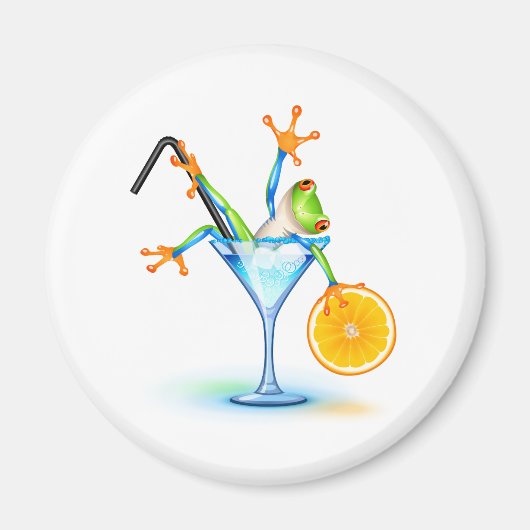 Cocktail Frog Magneet (Voorkant)