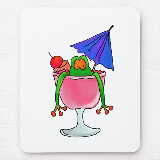 Cocktail Frog Muismat (Voorkant)
