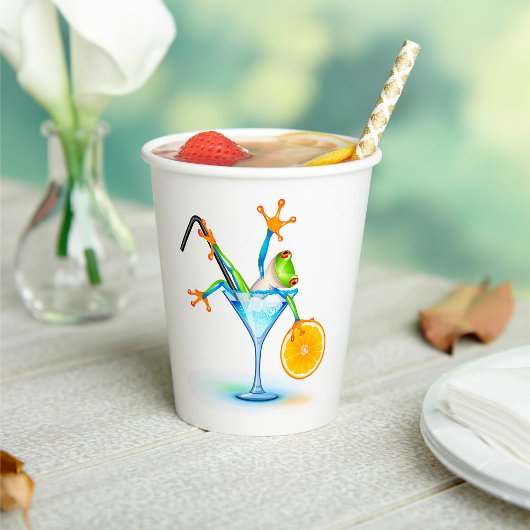 Cocktail Frog Papieren Bekers