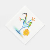 Cocktail Frog Servet (Hoek)