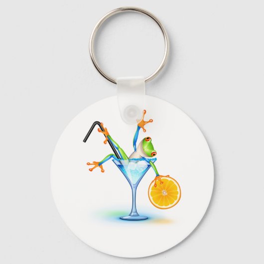 Cocktail Frog Sleutelhanger (Voorkant)