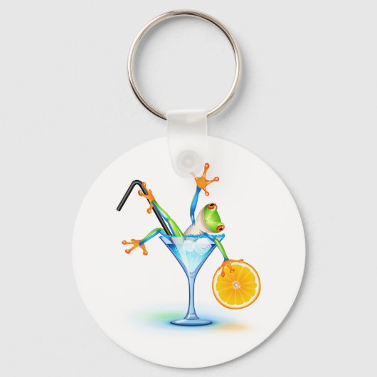 Cocktail Frog Sleutelhanger (Achterkant)