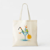 Cocktail Frog Tote Bag (Achterkant)