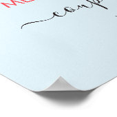 Cocktail gemengde drinken Vrijgezellenfeest Poster (Hoek)