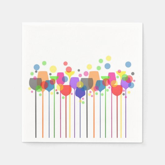 Cocktail Glass Design servetten (Voorkant)