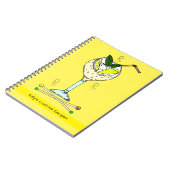 Cocktail Glass Gin Drinker Cocktail Recipe Notitieboek (Linkerzijde)