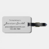 Cocktail Glass Mixed Drink Martini Cosmo Manhattan Bagagelabel (Achterkant horizontaal)