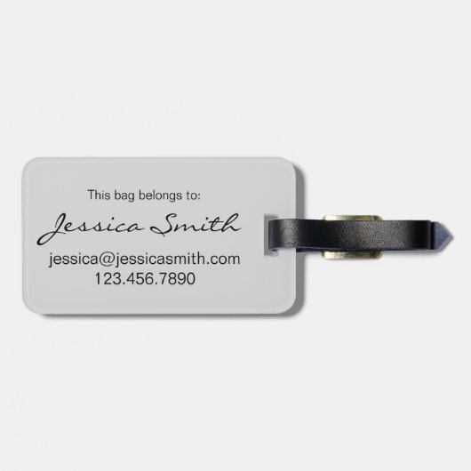 Cocktail Glass Mixed Drink Martini Cosmo Manhattan Bagagelabel (Achterkant horizontaal)