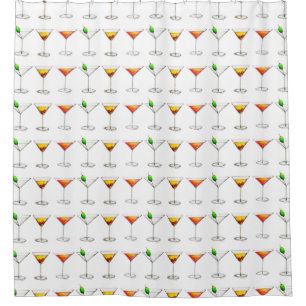 Cocktail Glass Mixed Drink Martini Cosmopolitan Douchegordijn