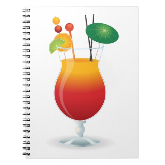 COCKTAIL GLASS NOTITIEBOEK (Voorkant)