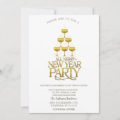 Cocktail Glass Stars Christmas Company Kaart (Voorkant)