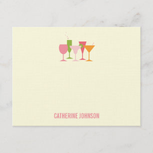 Cocktail Glasses - Bedankt voor je kaarten