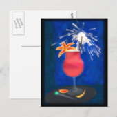 Cocktail: Happy Dragon Briefkaart (Voorkant / Achterkant)