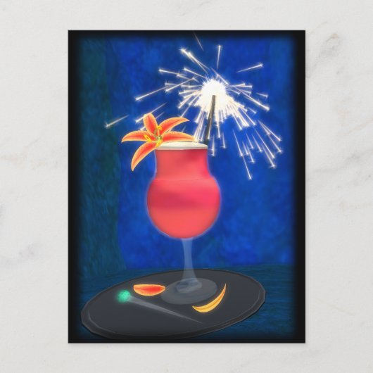 Cocktail: Happy Dragon Briefkaart (Voorkant)
