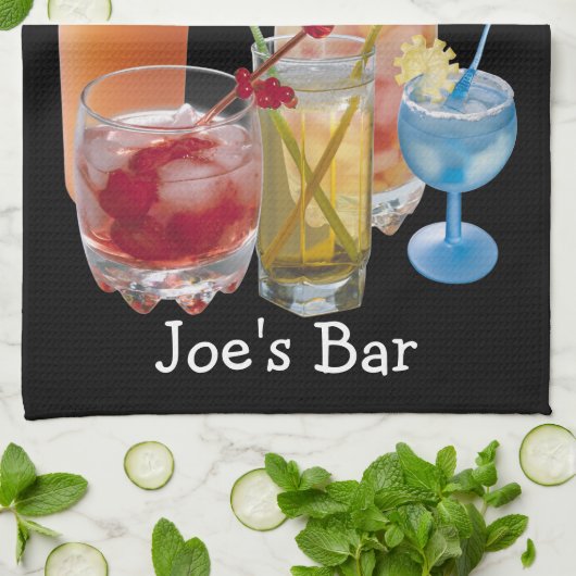 Cocktail Happy Hour Handdoek (Gevouwen)