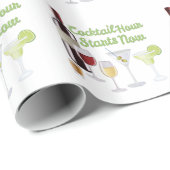 Cocktail Hour Cadeaupapier (Rol Hoek)