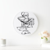 Cocktail Hour Clock Grote Klok (Huis)