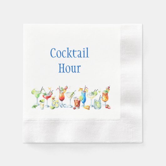 Cocktail Hour Cocktail Napkins Servet (Voorkant)