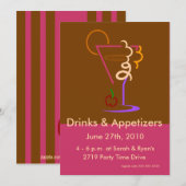 Cocktail Hour Kaart (Voorkant / Achterkant)