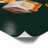 Cocktail Hour Maak van mij een whisky op de rotsen Perfect Poster (Hoek)