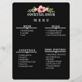 COCKTAIL HOUR MENU