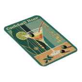 Cocktail Hour Mid Century Modern Martini Magneet (Rechterzijde)