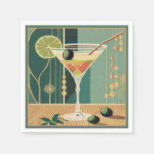 Cocktail Hour Mid Century Modern Martini