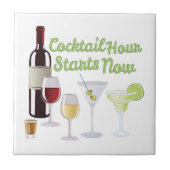Cocktail Hour Tegeltje (Voorkant)