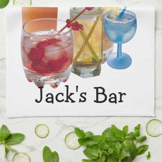 Cocktail Hour Theedoek (Gevouwen)