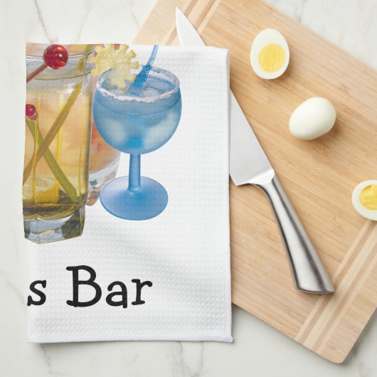 Cocktail Hour Theedoek (Quarter Fold)